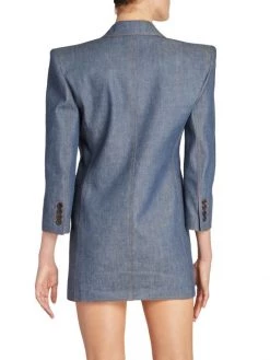 Saint Laurent Denim Blazer Minidress -Saint Laurent Sales Store unnamed file 3080