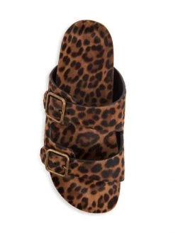 Saint Laurent Jimmy Leopard-Print Calf Hair Slides -Saint Laurent Sales Store unnamed file 309