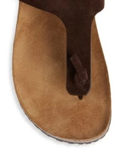 Saint Laurent Fabrice Suede T-Strap Cork Sandals -Saint Laurent Sales Store unnamed file 3093