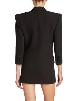 Saint Laurent Wool Double-Breasted Coatdress -Saint Laurent Sales Store unnamed file 3106