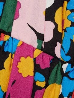 Saint Laurent Floral One-Shoulder Minidress -Saint Laurent Sales Store unnamed file 3128