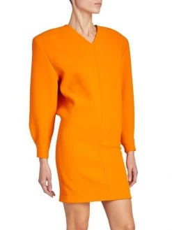 Saint Laurent Wool V-Neck Minidress 11 Saint Laurent Wool V-Neck Minidress -Saint Laurent Sales Store unnamed file 3161