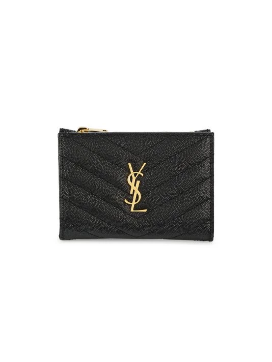 Saint Laurent Leather Logo Wallet 3 Saint Laurent Leather Logo Wallet