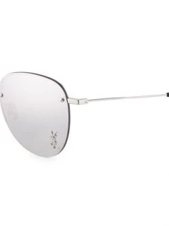 Saint Laurent Monogram Pin 61MM Pilot Sunglasses -Saint Laurent Sales Store unnamed file 3222