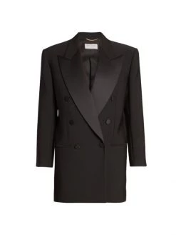 Saint Laurent Double-Breasted Blazer