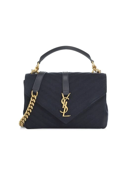 Saint Laurent Medium College Matelassé Leather Shoulder Bag 3 Saint Laurent Medium College Matelassé Leather Shoulder Bag