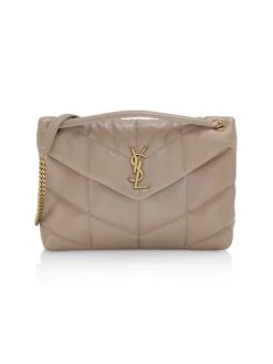 Saint Laurent Medium Loulou Puffer Leather Shoulder Bag Bianco Cream -Saint Laurent Sales Store unnamed file 3262