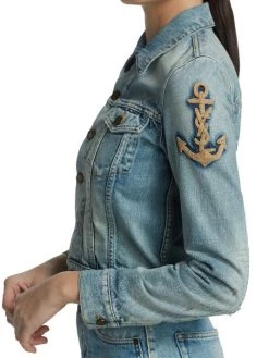 Saint Laurent Boyfriend Denim Jacket -Saint Laurent Sales Store unnamed file 3277