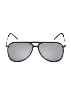 Saint Laurent New Wave 56MM Aviator Sunglasses For Men