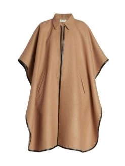 Saint Laurent Silk Cape