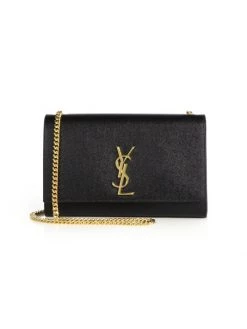 Saint Laurent Medium Kate Leather Shoulder Bag Black -Saint Laurent Sales Store unnamed file 3296