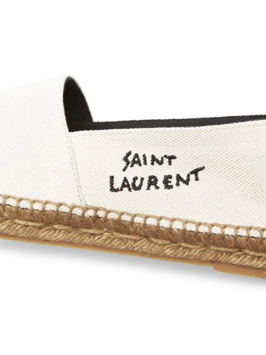 Saint Laurent Signature Canvas Espadrilles For Men Noir Ecru 8 Saint Laurent Signature Canvas Espadrilles For Men Noir Ecru - Image 6