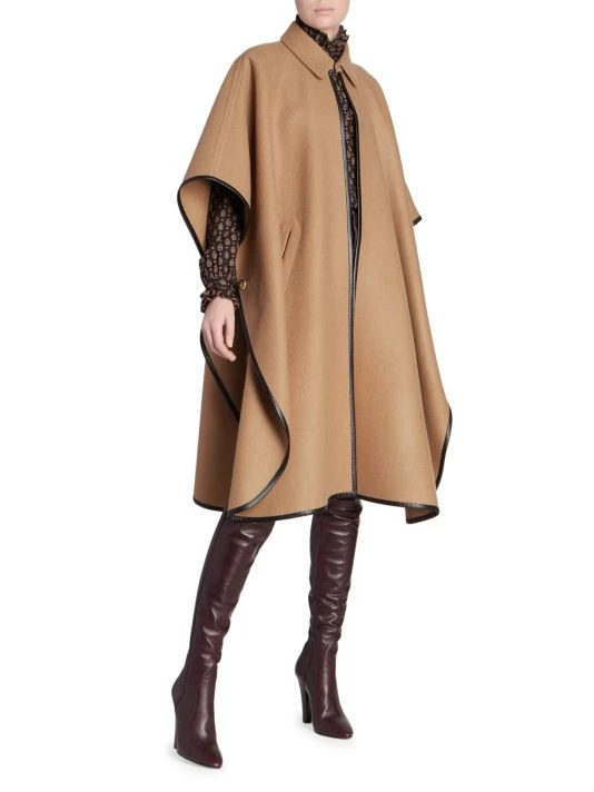 Saint Laurent Silk Cape 6 Saint Laurent Silk Cape - Image 4