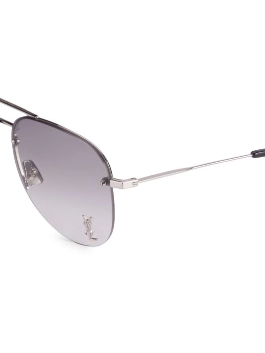 Saint Laurent Monogram 59MM Aviator Sunglasses 5 Saint Laurent Monogram 59MM Aviator Sunglasses - Image 3