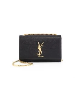 Saint Laurent Small Kate Leather Shoulder Bag Black -Saint Laurent Sales Store unnamed file 3335