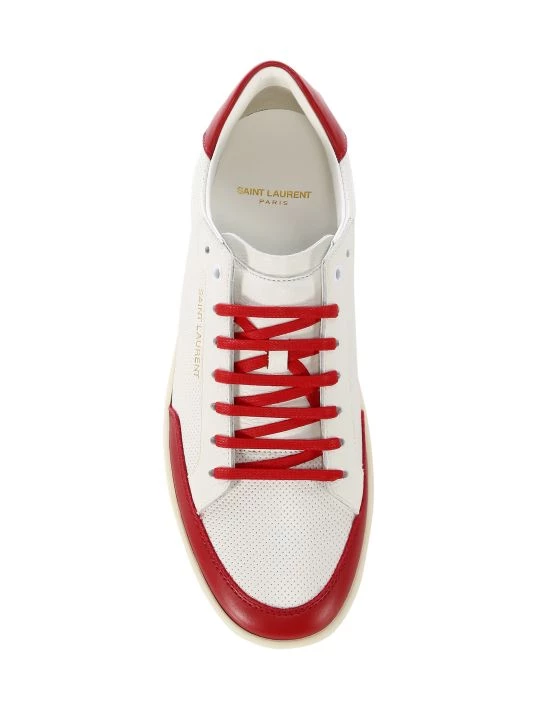 Saint Laurent Court Classic Leather Low-Top Sneakers For Men 7 Saint Laurent Court Classic Leather Low-Top Sneakers For Men - Image 5
