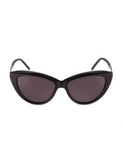 Saint Laurent Monogram 55MM Cat Eye Sunglasses