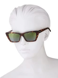 Saint Laurent New Wave Mica 53MM Cat Eye Sunglasses 9 Saint Laurent New Wave Mica 53MM Cat Eye Sunglasses -Saint Laurent Sales Store unnamed file 3373