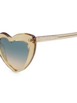 Saint Laurent New Wave Loulou 54MM Heart Sunglasses -Saint Laurent Sales Store unnamed file 3387