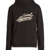 Saint Laurent Graphic Logo Hoodie For Men