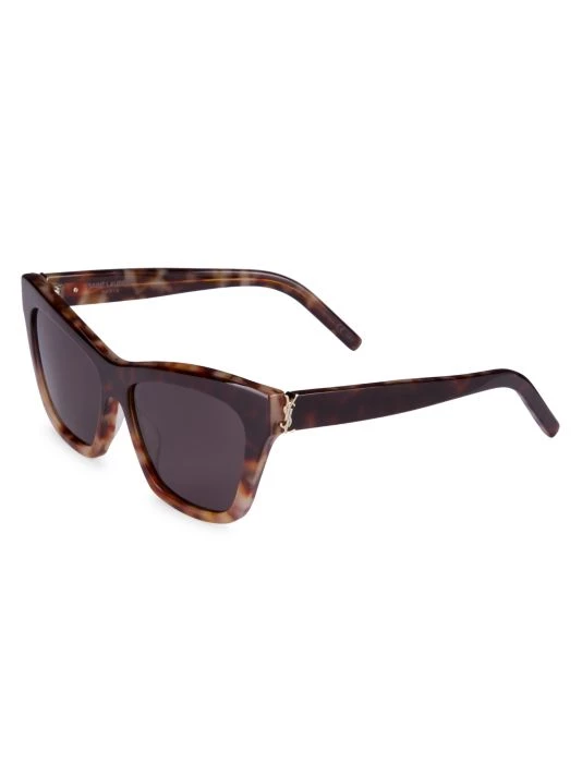 Saint Laurent Monogram 56MM Cat Eye Sunglasses 4 Saint Laurent Monogram 56MM Cat Eye Sunglasses - Image 2