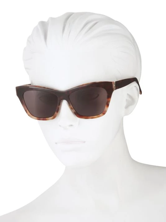 Saint Laurent Monogram 56MM Cat Eye Sunglasses 6 Saint Laurent Monogram 56MM Cat Eye Sunglasses - Image 4