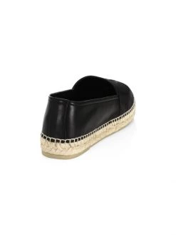 Saint Laurent Logo Leather Espadrilles -Saint Laurent Sales Store unnamed file 34