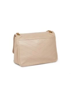 Saint Laurent Medium Niki Leather Shoulder Bag Black -Saint Laurent Sales Store unnamed file 3400