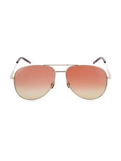Saint Laurent Classic 11 59MM Aviator Sunglasses