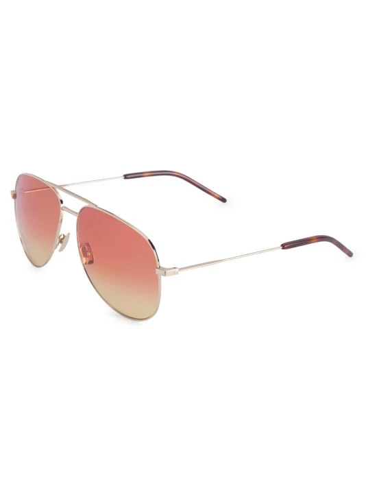 Saint Laurent Classic 11 59MM Aviator Sunglasses 4 Saint Laurent Classic 11 59MM Aviator Sunglasses - Image 2