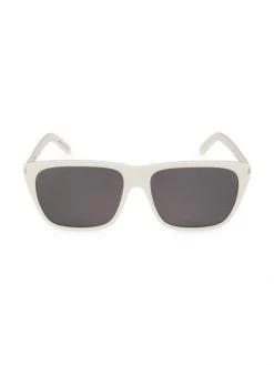 Saint Laurent Classic 57MM Rectangular Sunglasses
