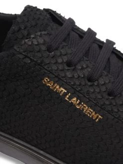 Saint Laurent Andy Python-Embossed Leather Low-Top Sneakers For Men 14 Saint Laurent Andy Python-Embossed Leather Low-Top Sneakers For Men -Saint Laurent Sales Store unnamed file 3432