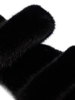 Saint Laurent Bleach Mink Fur Slides For Men -Saint Laurent Sales Store unnamed file 3444