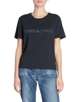 Saint Laurent Reverse Logo Graphic T-Shirt 10 Saint Laurent Reverse Logo Graphic T-Shirt -Saint Laurent Sales Store unnamed file 347