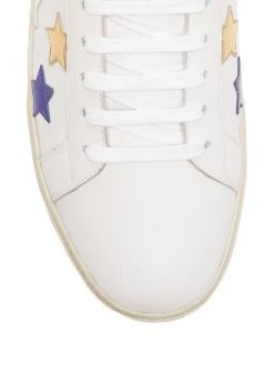 Saint Laurent California Stars Leather Sneakers For Men -Saint Laurent Sales Store unnamed file 3471