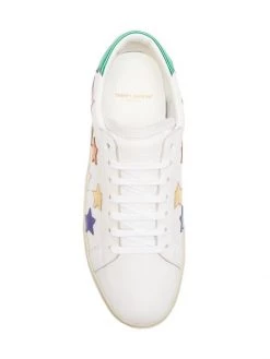 Saint Laurent California Stars Leather Sneakers For Men -Saint Laurent Sales Store unnamed file 3472