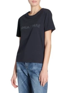 Saint Laurent Reverse Logo Graphic T-Shirt 11 Saint Laurent Reverse Logo Graphic T-Shirt -Saint Laurent Sales Store unnamed file 348