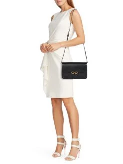 Saint Laurent Maillon Leather Crossbody Bag Bianco Crem -Saint Laurent Sales Store unnamed file 3481