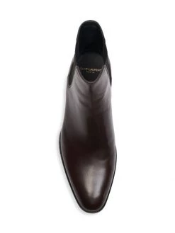 Saint Laurent Wyatt Leather Chelsea Boots For Men -Saint Laurent Sales Store unnamed file 3492