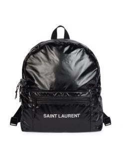 Saint Laurent Faux Leather Backpacks For Men