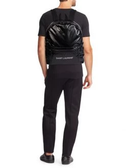Saint Laurent Faux Leather Backpacks For Men -Saint Laurent Sales Store unnamed file 3496