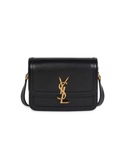 Saint Laurent Solferino Monogram Leather Crossbody Bag Nero 6 Saint Laurent Solferino Monogram Leather Crossbody Bag Nero - Image 4