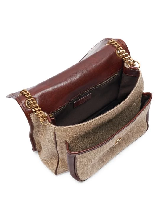 Saint Laurent Medium Niki Linen Shoulder Bag 5 Saint Laurent Medium Niki Linen Shoulder Bag - Image 3