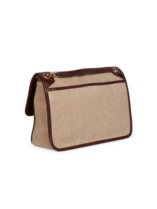 Saint Laurent Medium Niki Linen Shoulder Bag 7 Saint Laurent Medium Niki Linen Shoulder Bag - Image 5