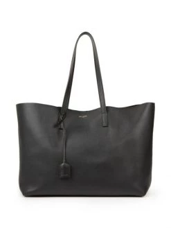 Saint Laurent Large Leather Shopper Crema Soft -Saint Laurent Sales Store unnamed file 3540