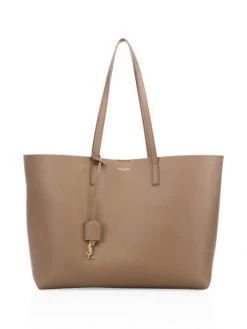 Saint Laurent Large Leather Shopper Crema Soft -Saint Laurent Sales Store unnamed file 3541