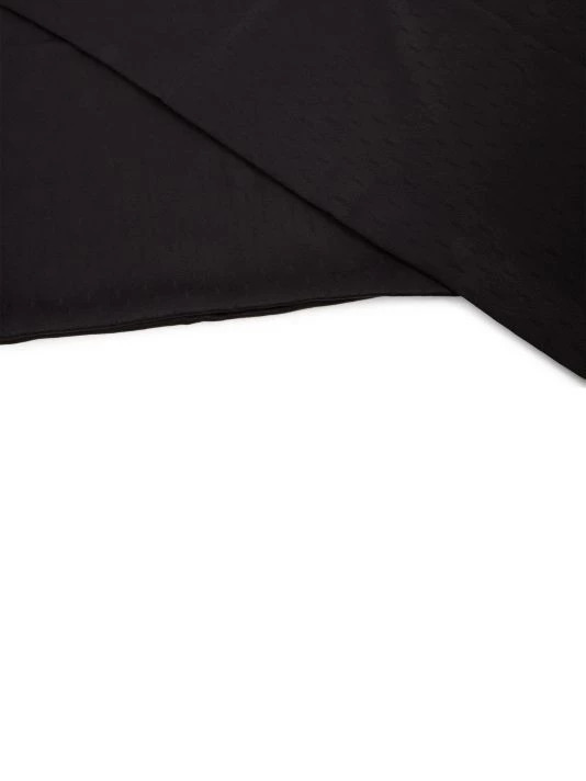 Saint Laurent Cassandre Tonal Diamond-Print Silk Scarf 4 Saint Laurent Cassandre Tonal Diamond-Print Silk Scarf - Image 2