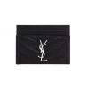 Saint Laurent Monogram Matelassé Leather Card Case Coal 2 Saint Laurent Monogram Matelassé Leather Card Case Coal -Saint Laurent Sales Store unnamed file 3568