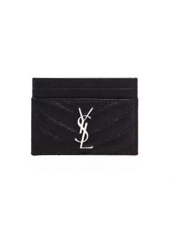 Saint Laurent Monogram Matelassé Leather Card Case Coal 8 Saint Laurent Monogram Matelassé Leather Card Case Coal -Saint Laurent Sales Store unnamed file 3570