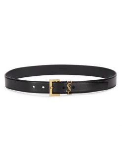 Saint Laurent Monogram Leather Belt Bianco Crema 6 Saint Laurent Monogram Leather Belt Bianco Crema -Saint Laurent Sales Store unnamed file 3581